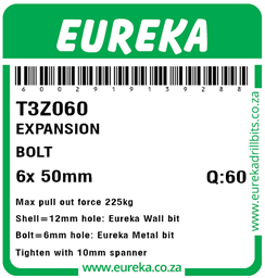 T3Z060 - Expansion Bolt -T3Z060_Label_T